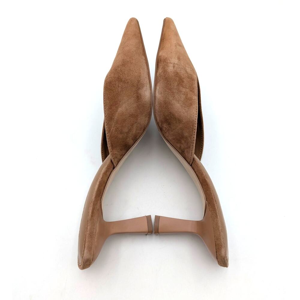 Steve Madden Mod Pointed Toe Leather Mule Shoes Women's Brown Size US9M EU39.5 - Picture 7 of 11